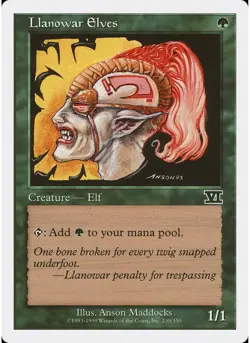 Llanowar Elves 239 MTG NM - Classic Sixth Edition - Image 1