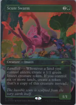 MTG Foil Scute Swarm (Rainbow Foil) R Secret Lair Drop Series 7048 NM - Image 1