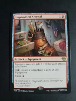 Improvised Arsenal Rare MTG Ninja Turtles - Image 1