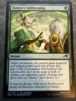Tamiyo's Safekeeping - #211 - Kamigawa: Neon's Dynasty - CUC LP MTG - Image 1
