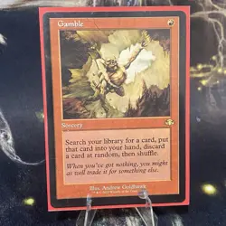 Magic the Gathering - Gamble- Retro Frame LP - Normal Dominaria Remastered MTG - Image 3