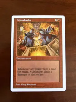 Manabarbs 5th Edition MTG - Image 1