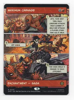 Maximum Carnage (Borderless) R Marvel's Spider-Man 225 NM - Image 1