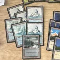 Magic: the Gathering / MtG 33x Basic Land Revised Edition Forest Island Plains - Image 2