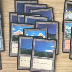 Magic: the Gathering / MtG 33x Basic Land Revised Edition Forest Island Plains - Image 3