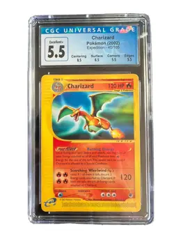 Pokemon PSA 7 NM Charizard Expedition 2002 40/165 Non-Holo - Image 1