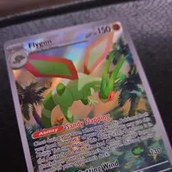 Pokemon 2025 Flygon 101/094 Illustration Rare Phantasmal Flames English NM - Image 2
