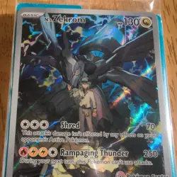 N's Zekrom 031 -Sealed Pokemon Center Stamped AH Black Star promo UK Seller - Image 4