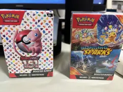 Pokemon Scarlet & Violet 151 + Surging Sparks Booster Bundle Packs - Sealed - Image 1
