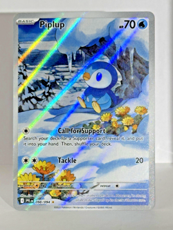 2025 POKEMON PHANTASMAL FLAMES #098/094 PIPLUP ILLUSTRATION RARE 98/094 NM - Image 1