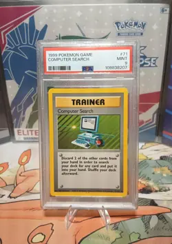 1999 Pokemon Base Set Unlimited Computer Search Rare #71 PSA 9 MINT - Image 1