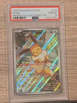 Pokemon Eevee #173 Prismatic Evolutions ETB SV Black Star Promo - Image 1