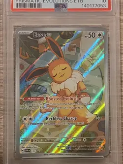 Pokemon Eevee #173 Prismatic Evolutions ETB SV Black Star Promo - Image 3