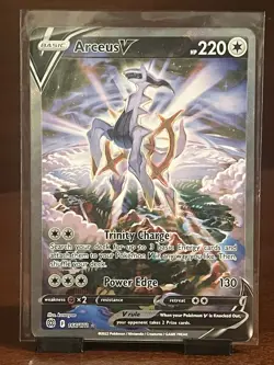 Pokemon Arceus V Ultra Rare Full Art 166/172 Brilliant Stars Holo - Image 1