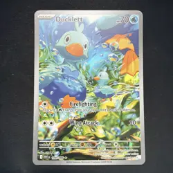 Pokemon TCG: Ducklett Illustration Rare 109/86 White Flare English NM-M - Image 1