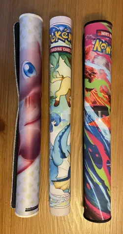 Pokemon 151 Mew, Eeveelutions, & Charizard Playmat – UPC Exclusive! - Image 1