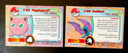 Lot of two 1999 Topps Pokemon Jigglypuff #39 & Golbat #42 Black Label - Image 2
