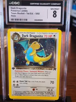 Pokemon English Dark Dragonite 5/82 2000 Team Rocket - 1st Edition Rare Holo - Image 1