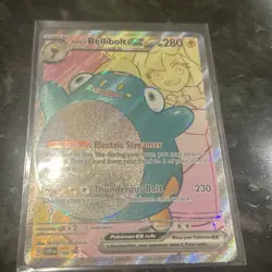 Ionos Bellibolt Ex Black Star Promo 194 Pokemon Journey Together Full Art *NM* - Image 2