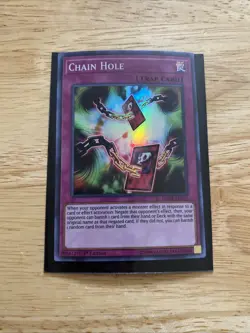 Yugioh Chain Hole DANE-EN077 Super Rare 1st Edition Near Mint - Image 1