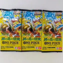 ONE PIECE TCG CARD ADVENTURE ON GOD'S ISLAND OP15 SET 3 PACKS AUTHENTIC JAPANESE - Image 1