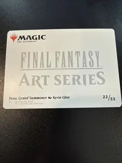 Yuna, Grand Summoner Art Card (Gold-Stamped Signature) Art Series: Final Fantasy - Image 2