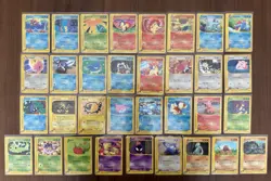 Near Mint Pokemon E Reader Card Lot of 33 Cards Expedition Plus Extras - Image 1