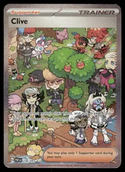 2# Pokemon Cards Clive 236/091 Paldean Fates Special Illustration Rare - Image 1