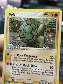 Golem 5/97 EX Dragon 2003 DOUBLE SWIRL Rare Holo e-Series Pokemon Card TCG - Image 4