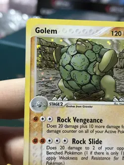 Golem 5/97 EX Dragon 2003 DOUBLE SWIRL Rare Holo e-Series Pokemon Card TCG - Image 5
