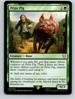 Magic the Gathering Prize Pig Lord of the Rings Commander MTG Free Shipping - Image 1