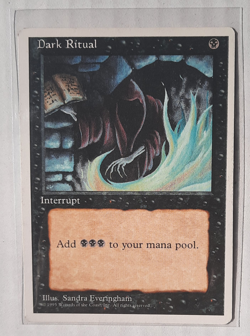 MTG 4th Fourth Edition 4ED | Dark Ritual | LP | Magic The Gathering - Image 1