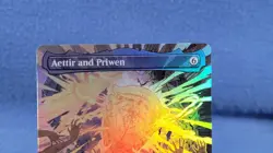 Aettir and Priwen (Borderless) #350 *Foil* (NM) - FINAL FANTASY MTG - Image 2