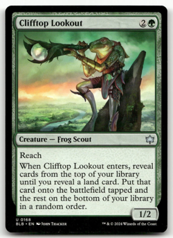 LP Clifftop Lookout #168 Bloomburrow BLB Magic MTG - Image 1