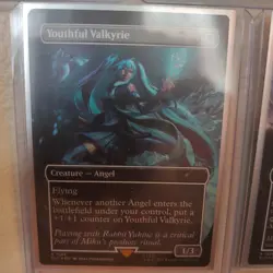 Free Shipping FOIL Youthful Valkyrie unplayed MTG NM Secret Lair Hatsune Miku - Image 3