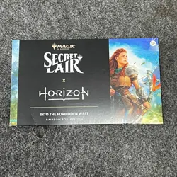 MTG: Secret Lair X Horizon Into The Forbidden West, Sealed Sleeve has Wear - Image 1