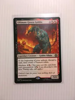 MTG Ultimate Green Goblin #157 Regular SPM - Image 1