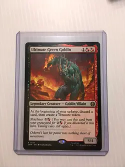 MTG Ultimate Green Goblin #157 Regular SPM - Image 3
