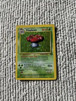 Pokemon TCG - Vileplume Unlimited Holo Rare - Jungle WOTC 15/64 - NM - Image 2