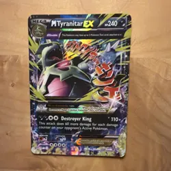Pokemon M Tyranitar EX Mega Holo Ultra Rare 43/98 XY Ancient Origins - Image 1