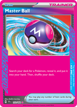 Master Ball 153/162 - Temporal Forces - Pokemon TCG - ACE SPEC Rare - NM - Image 1