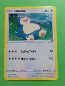 Snorlax SWSH032 SWSH: Sword & Shield Promo Holo Pokemon, LP - Image 1