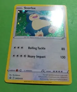 Snorlax SWSH032 SWSH: Sword & Shield Promo Holo Pokemon, LP - Image 2