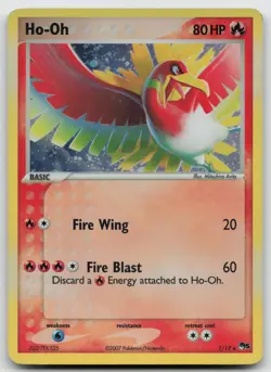 Ho-Oh Rare Holo POP Series 5 1/17 Pokemon LP - Image 1