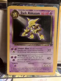 Pokemon Dark Alakazam TCG Card 18/82 Non-Holo - Image 1