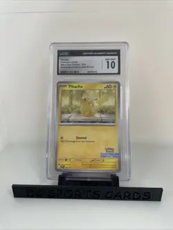 Pokemon Pikachu Black Star Promo 214 CGC 10 Illustration Contest 2024 Winner - Image 1