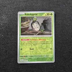 Pokemon TCG Twilight Masquerade Poltchageist Reverse Holo Card 20/167 - Image 1