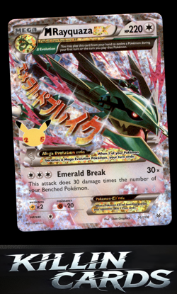 M Rayquaza EX 76/108 Pokemon Classic Collection Celebrations: Classic Collection - Image 1