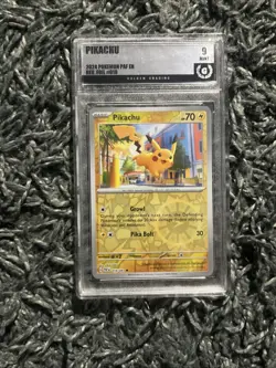 2024 Pokemon Paldean Fates Pikachu Reverse Holo #018/091 GG 9 - Image 1