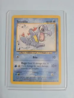 2000 Totodile 80/111 - Neo Genesis - Pokemon Card TCG - Image 2